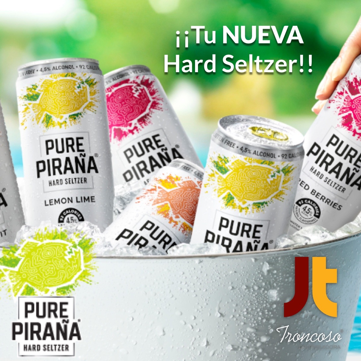 Pure Piraña de Heineken está en Troncoso Distribuidora Alcalá de Guadaíra