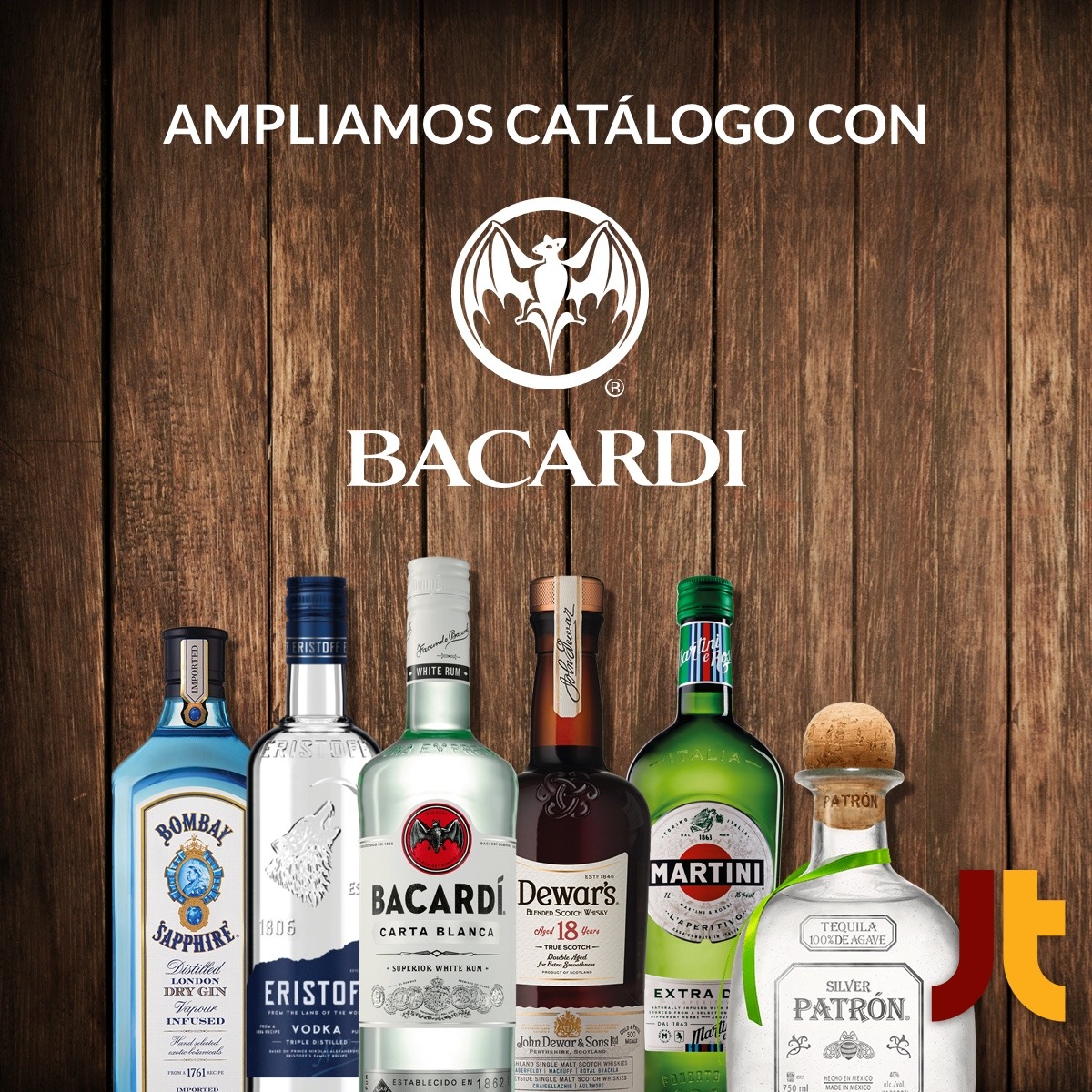 Las marcas de Bacardí se unen al catálogo de marcas de Troncoso Distribuidora