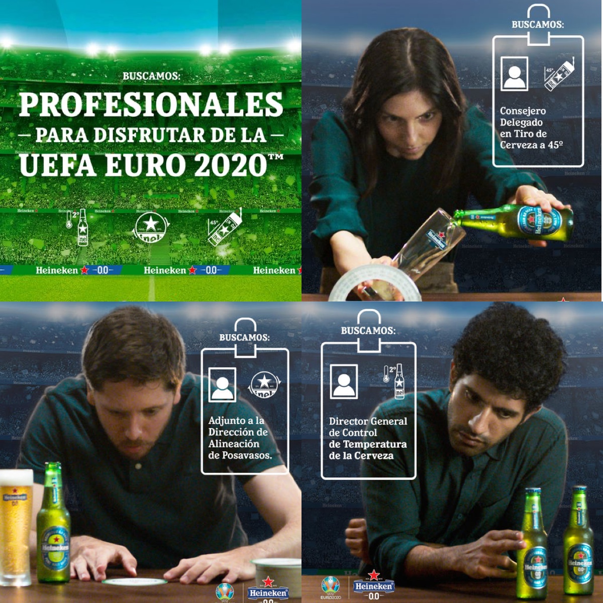 Acción professional fan Heinken 0,0 UEFA EURO 2020