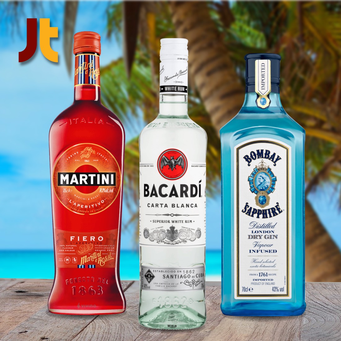 Bacardi reduce el plástico en sus botellas