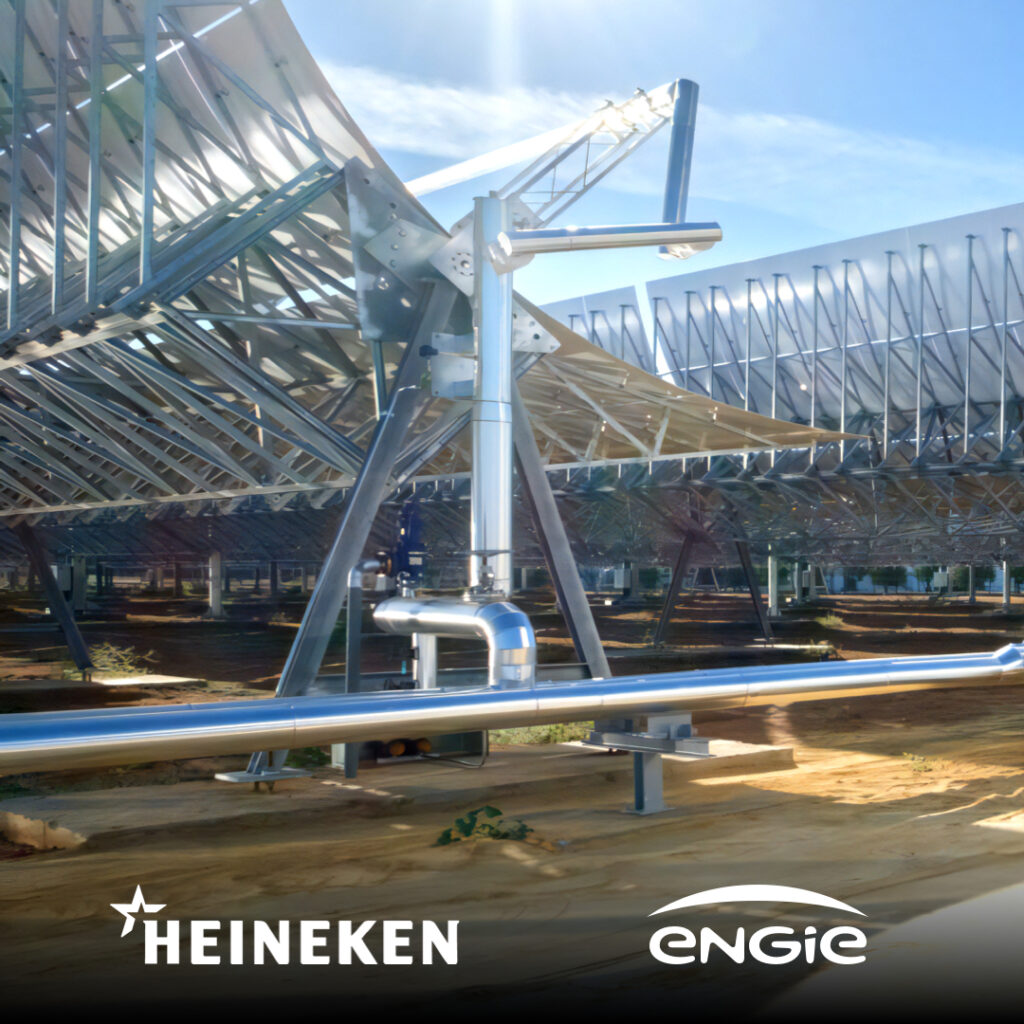 Nueva planta termosolar fábrica Heineken en sevilla