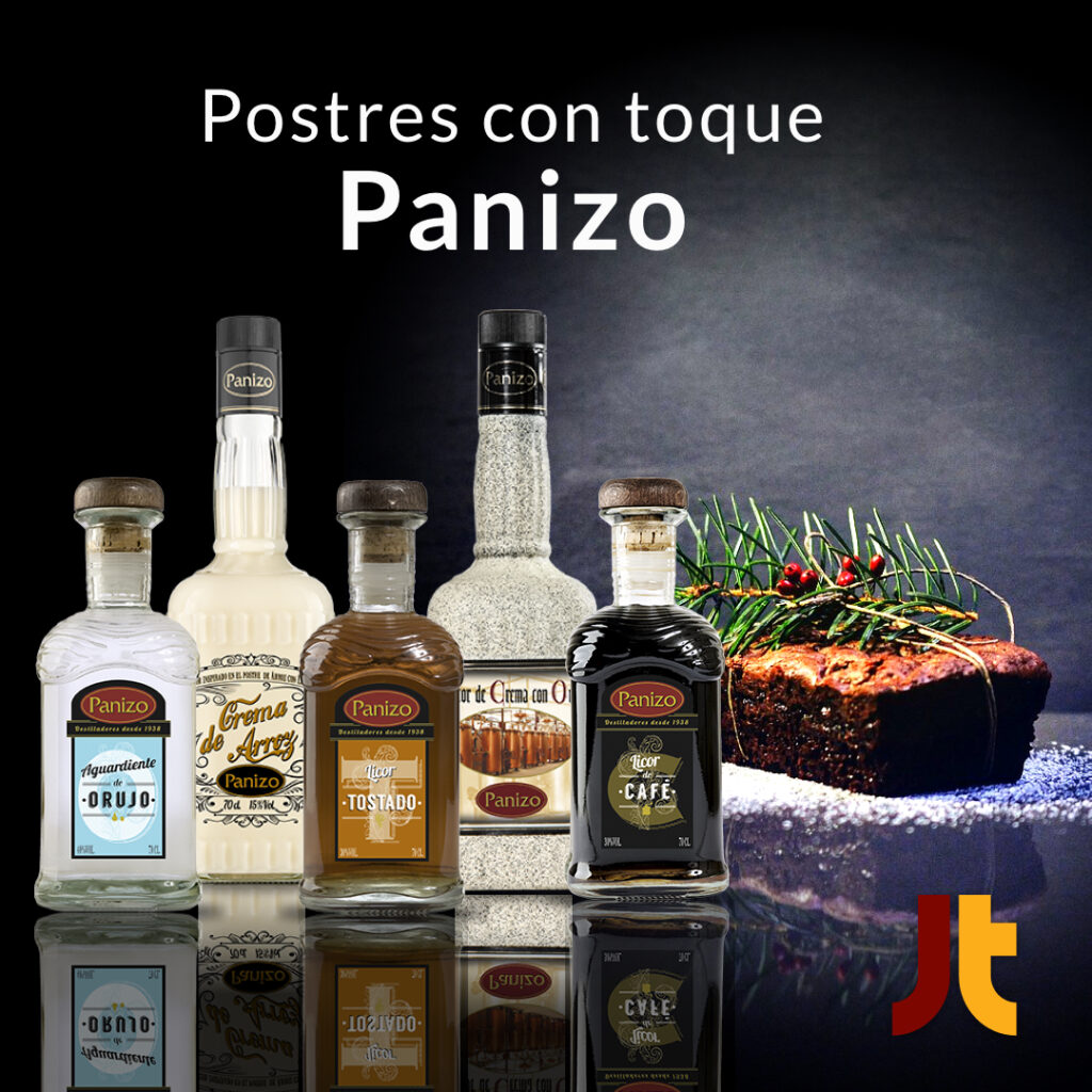 Postres para Navidad con Licores Panizo