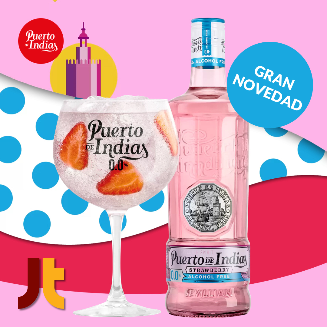 Puerto de Indias 0,0, todo el sabor de la original Puerto de Indias pero sin alcohol.