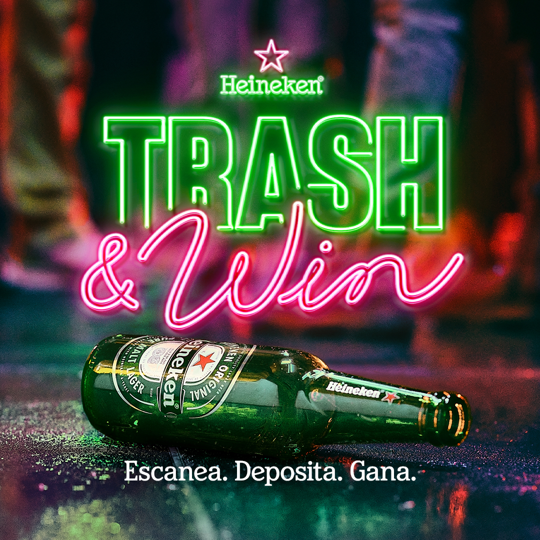 Campaña Trash and Win de Heineken para el adecuado reciclaje de sus envases
