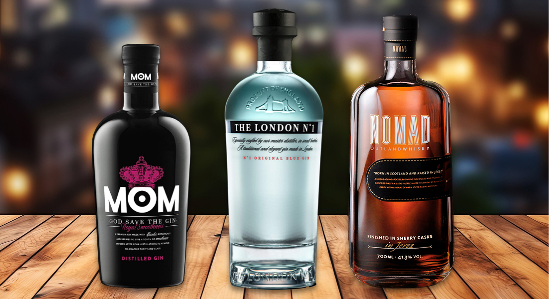 Spirits Gonzalez Byass. MOM, The London nº1, Nomad.