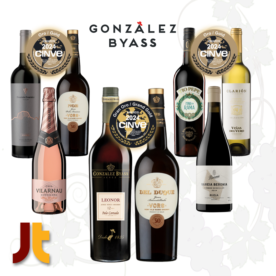 Medallas Oro Vinos Gonzalez Byass Cinve 2024