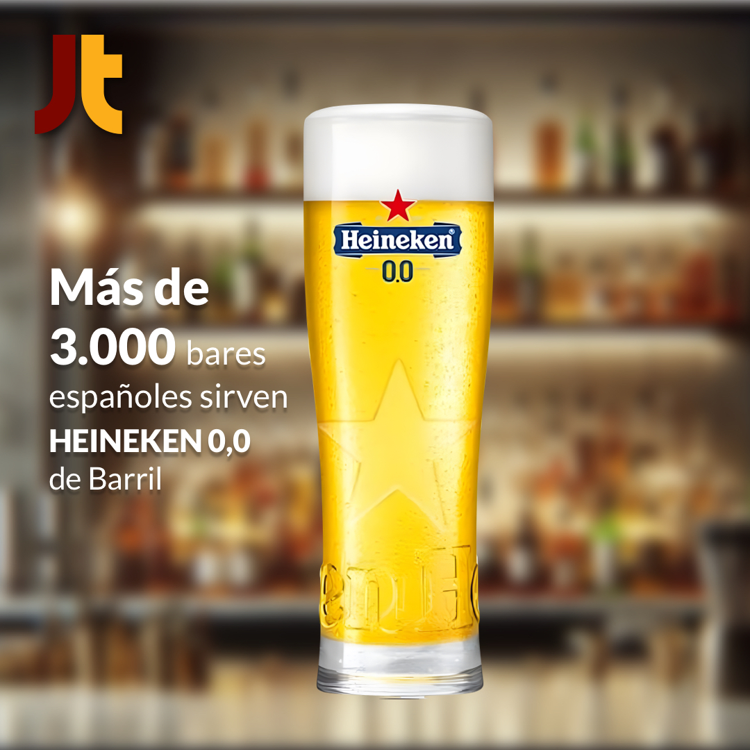 Más 3.000 bares en España sirven Heineken 0.0 de barril