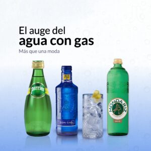 El auge del agua con gas