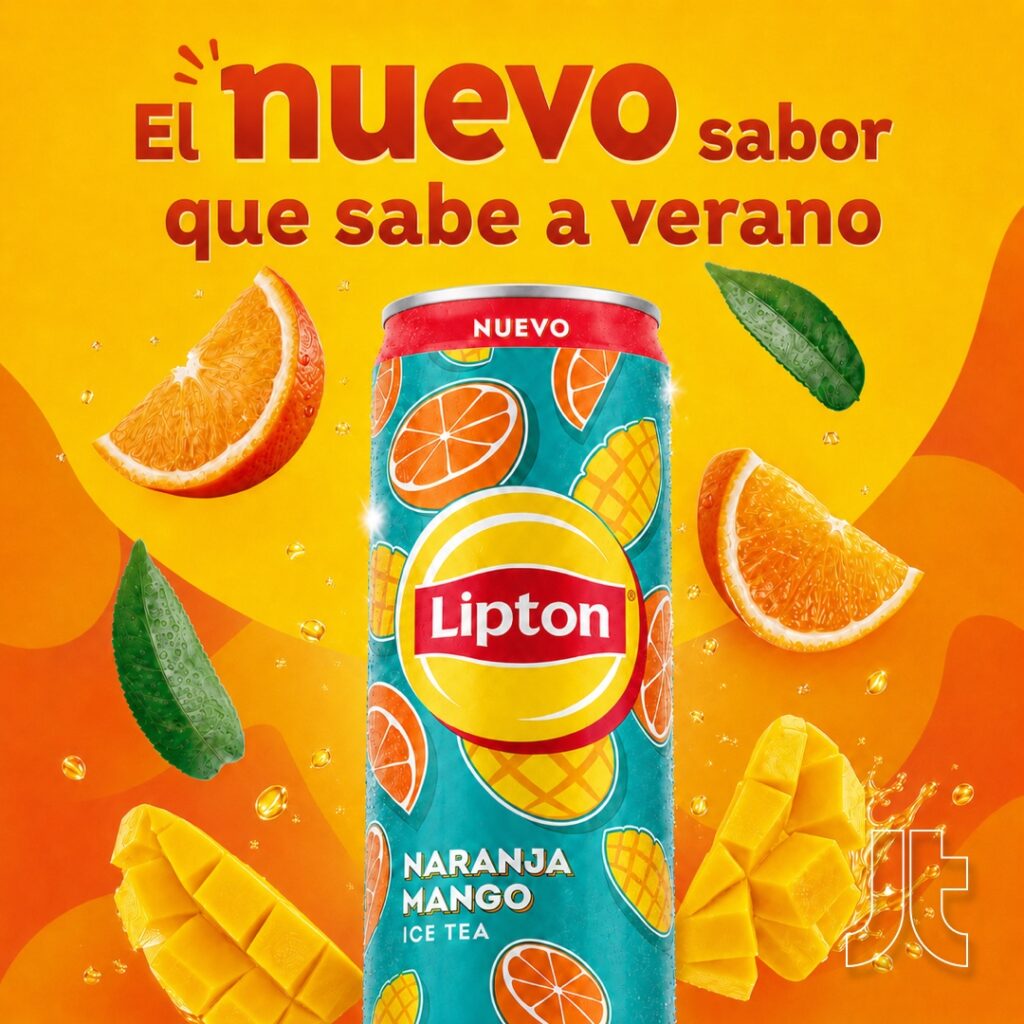 Nuevo Lipton Ice Tea Naranja Mango
