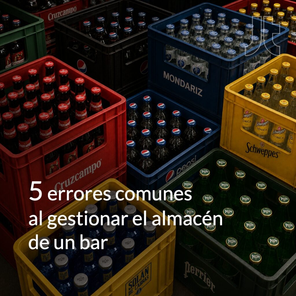 Cinco errores comunes al gestionar el almacén de un bar