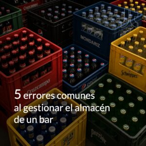 Cinco errores comunes al gestionar el almacén de un bar