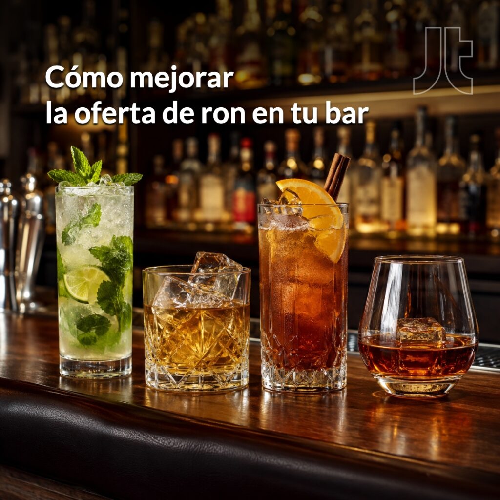 Cómo mejorar la oferta de ron en tu bar